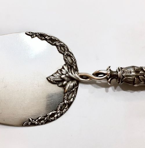 A FINE VICTORIAN SILVER PRESENTATION TROWEL OR CAKE SLICE - ADDITIONAL PHOTO 5