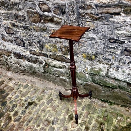 A REGENCY MAHOGANY TORCHRE OR PLANTSTAND - ADDITIONAL PHOTO 1