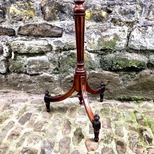 A REGENCY MAHOGANY TORCHRE OR PLANTSTAND - ADDITIONAL PHOTO 2