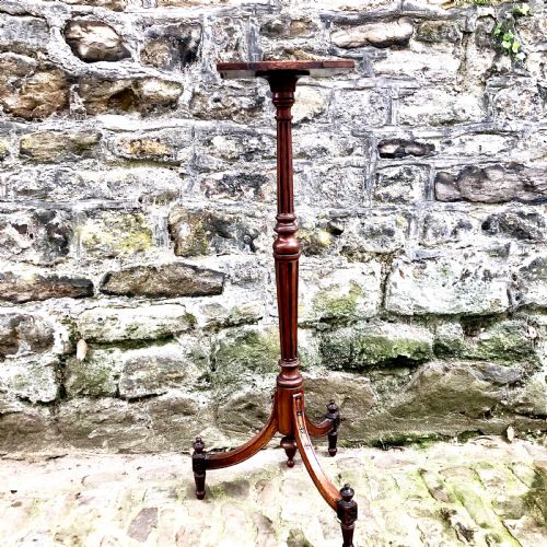 A REGENCY MAHOGANY TORCHRE OR PLANTSTAND - ADDITIONAL PHOTO 3