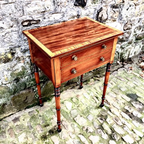 A REGENCY MAHOGANY SIDE TABLE - ADDITIONAL PHOTO 3