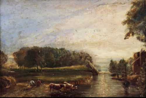 AN EARLY 19TH CENTURY NAVE PAINTING - ADDITIONAL PHOTO 2