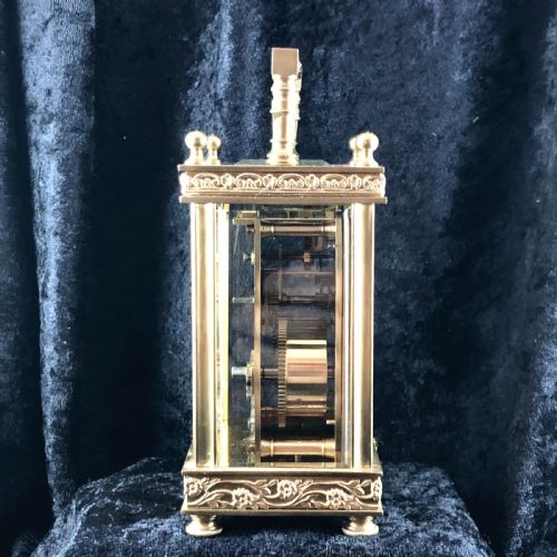 A LATE 19TH CENTURY CARRIAGE CLOCK TIMEPIECE - ADDITIONAL PHOTO 2