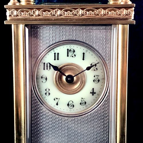 A LATE 19TH CENTURY CARRIAGE CLOCK TIMEPIECE - ADDITIONAL PHOTO 4