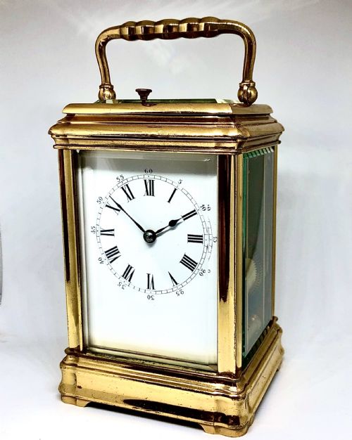 A FINE FRENCH CARRIAGE CLOCK BY DROCOURT - ADDITIONAL PHOTO 1