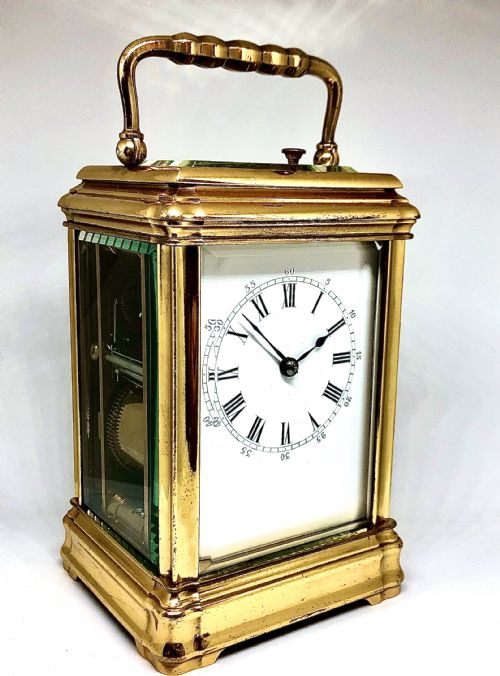 A FINE FRENCH CARRIAGE CLOCK BY DROCOURT - ADDITIONAL PHOTO 2