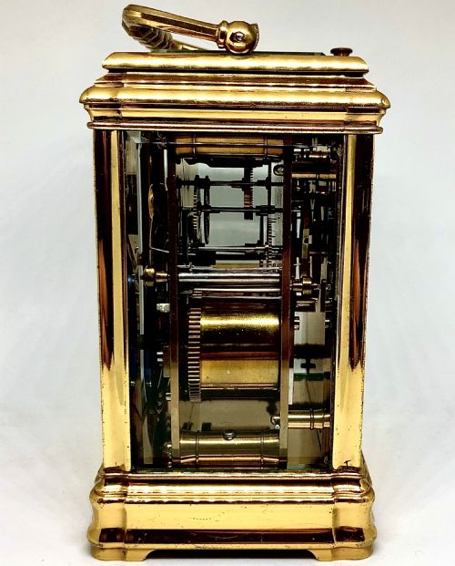 A FINE FRENCH CARRIAGE CLOCK BY DROCOURT - ADDITIONAL PHOTO 3