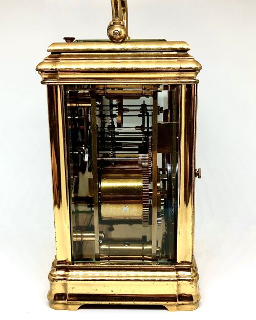 A FINE FRENCH CARRIAGE CLOCK BY DROCOURT - ADDITIONAL PHOTO 4