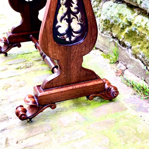A WILLIAM IV ROSEWOOD WORK TABLE - ADDITIONAL PHOTO 6