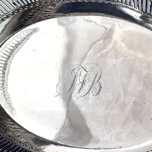 A GEORGE III OLD SHEFFIELD PLATE BREAD BASKET - ADDITIONAL PHOTO 4