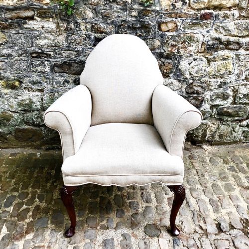 A PAIR OF LATE 19TH CENTURY WALNUT ARMCHAIRS - ADDITIONAL PHOTO 4