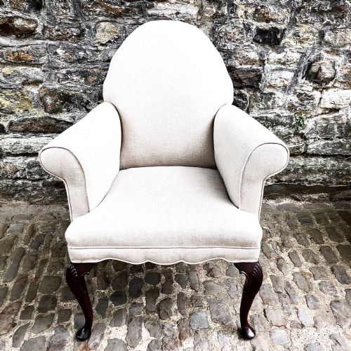 A PAIR OF LATE 19TH CENTURY WALNUT ARMCHAIRS - ADDITIONAL PHOTO 5