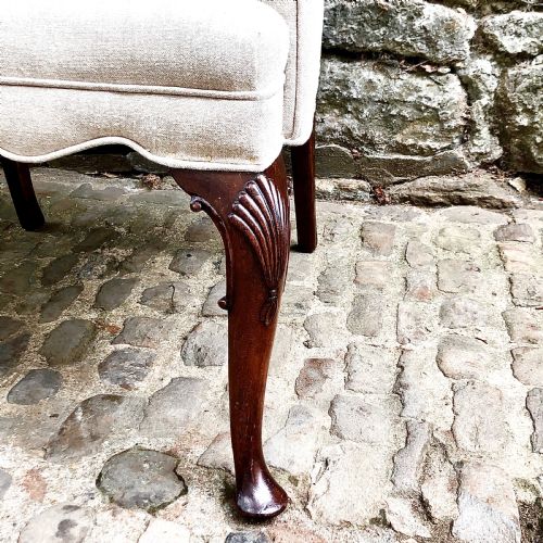 A PAIR OF LATE 19TH CENTURY WALNUT ARMCHAIRS - ADDITIONAL PHOTO 8