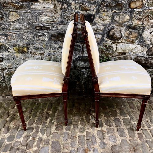 A PAIR OF SECOND EMPIRE WALNUT SIDE CHAIRS - ADDITIONAL PHOTO 7