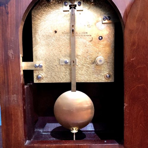A LATE 19TH CENTURY MAHOGANY BRACKET CLOCK TIMEPIECE BY BARRAUD AND LUNDS - ADDITIONAL PHOTO 5