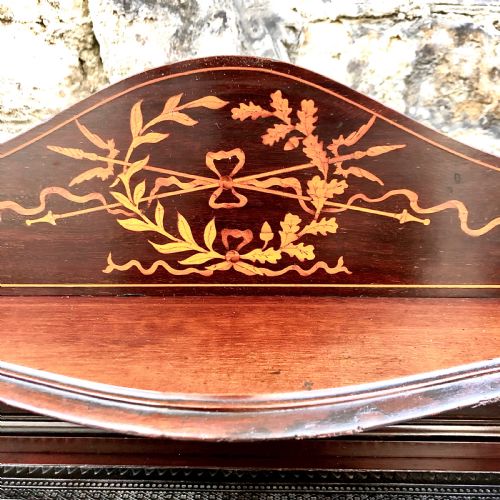 A FINE LATE 19TH CENTURY MAHOGANY WRITING TABLE DESK - ADDITIONAL PHOTO 9