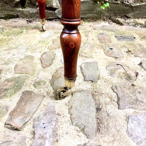 A REGENCY MAHOGANY PEMBROKE OR SIDE TABLE - ADDITIONAL PHOTO 5