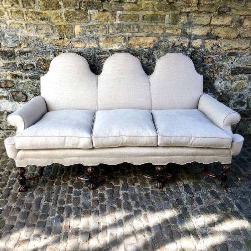 a 19th century william and mary style sofa - CATEGORY: ANTIQUE SOFAS - DATED 1890