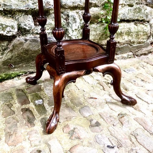 A GEORGE III STYLE MAHOGANY WASHSTAND - ADDITIONAL PHOTO 3
