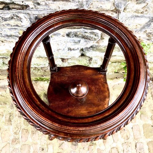 A GEORGE III STYLE MAHOGANY WASHSTAND - ADDITIONAL PHOTO 5