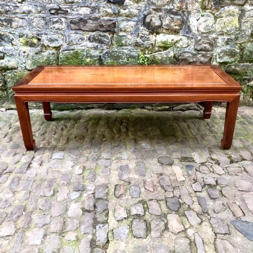 a chinese rosewood coffee table - CATEGORY: ANTIQUE TABLES - DATED 1930
