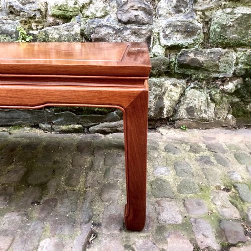 A CHINESE ROSEWOOD COFFEE TABLE - ADDITIONAL PHOTO 5