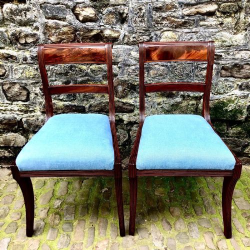 A SET OF EIGHT REGENCY MAHOGANY DINING CHAIRS - ADDITIONAL PHOTO 6