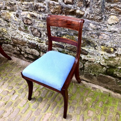 A SET OF EIGHT REGENCY MAHOGANY DINING CHAIRS - ADDITIONAL PHOTO 9