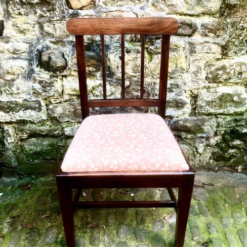 A SET OF SIX GEORGE III MAHOGANY DINING CHAIRS - ADDITIONAL PHOTO 8