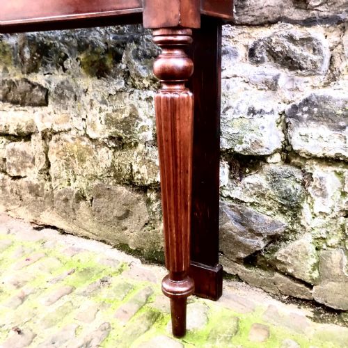 A PAIR OF EARLY VICTORIAN MAHOGANY CONSOLE TABLES - ADDITIONAL PHOTO 6