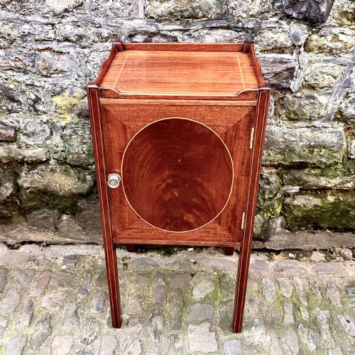 A PAIR OF LATE 19TH CENTURY BEDSIDE TABLES - ADDITIONAL PHOTO 6