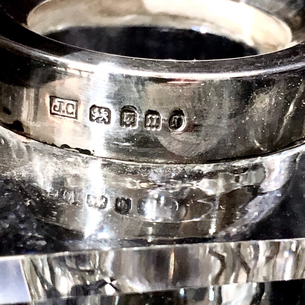 Art Deco silver and crystal inkwell by Cartier View IV