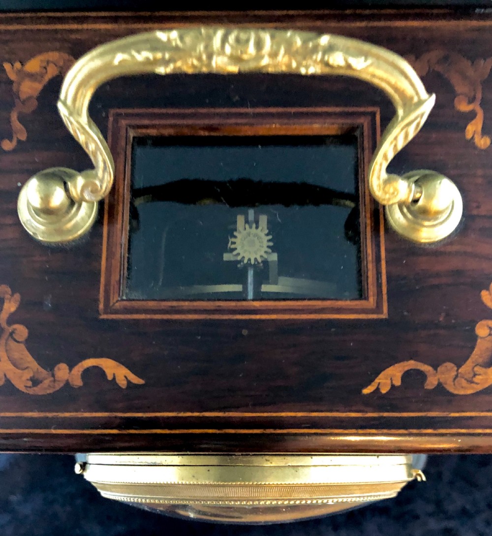 A Louis Philippe rosewood mantel clock  View III