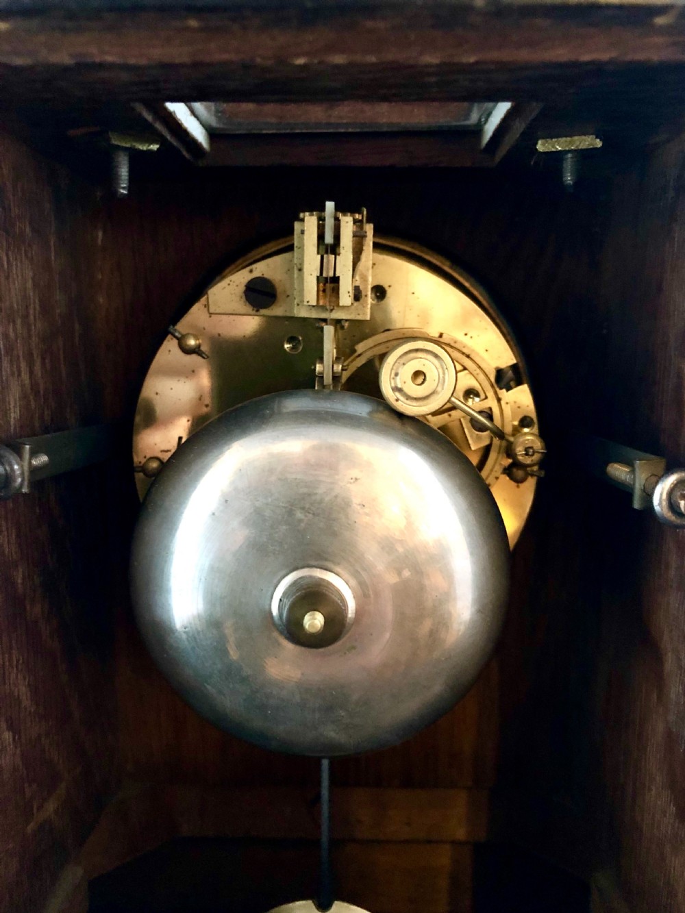 A Louis Philippe rosewood mantel clock  View VI
