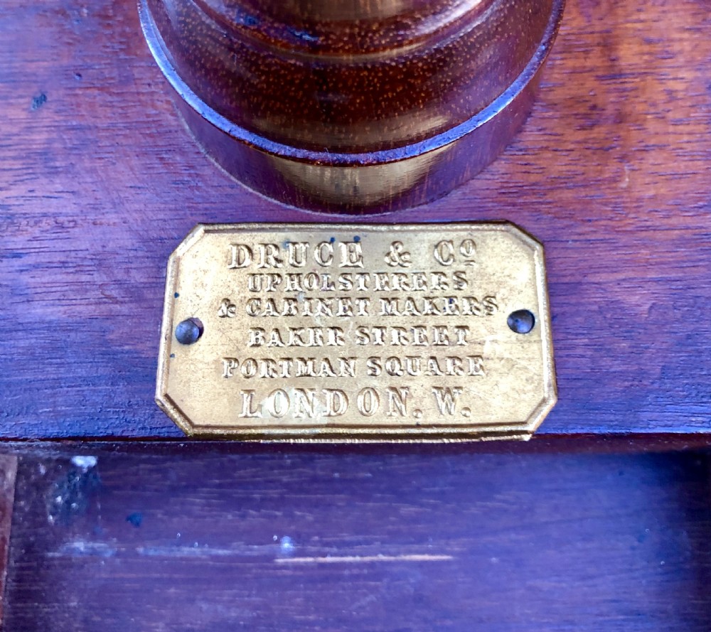 Mid 19th century mahogany tilt top wine table  View IV