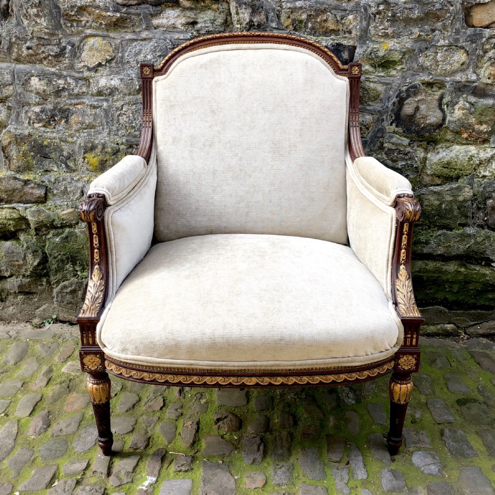 Mid 19th century mahogany armchair  View II