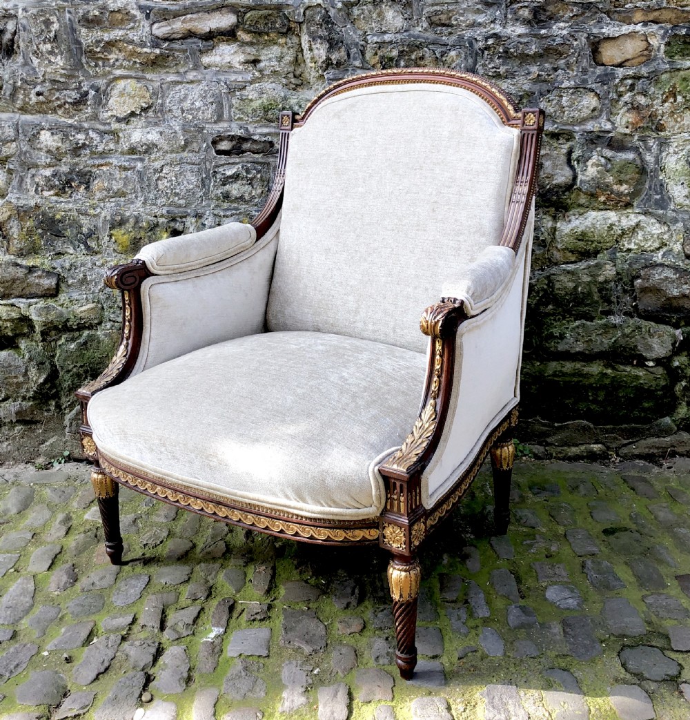 Mid 19th century mahogany armchair  View III