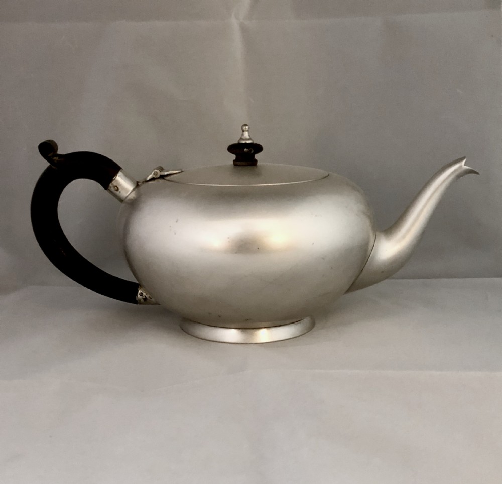 Early 20th century silver plated teapot 