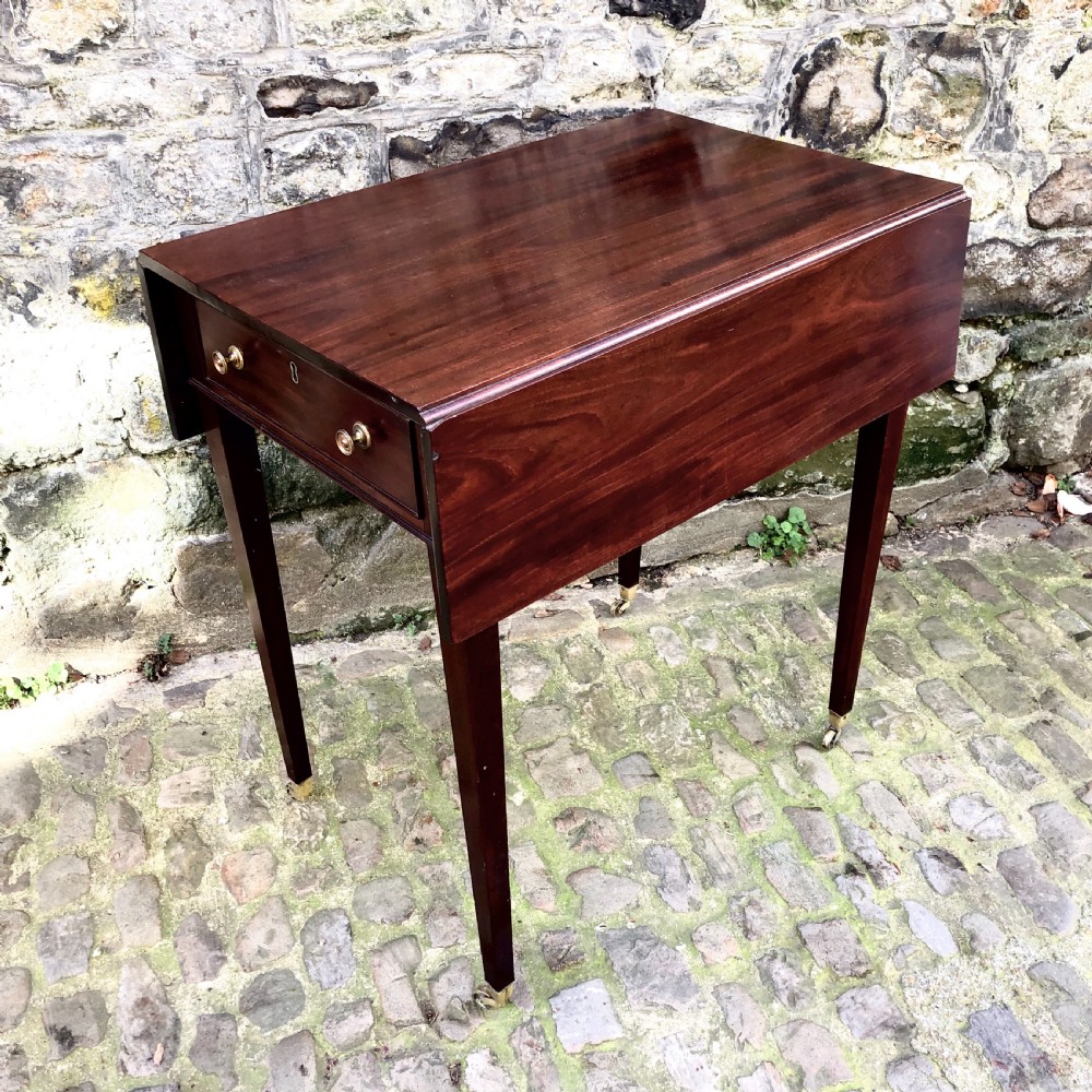 A George III mahogany Pembroke table  View II
