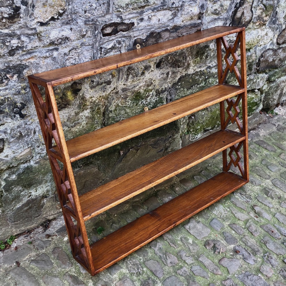 An set of Regency country shelves.   View II