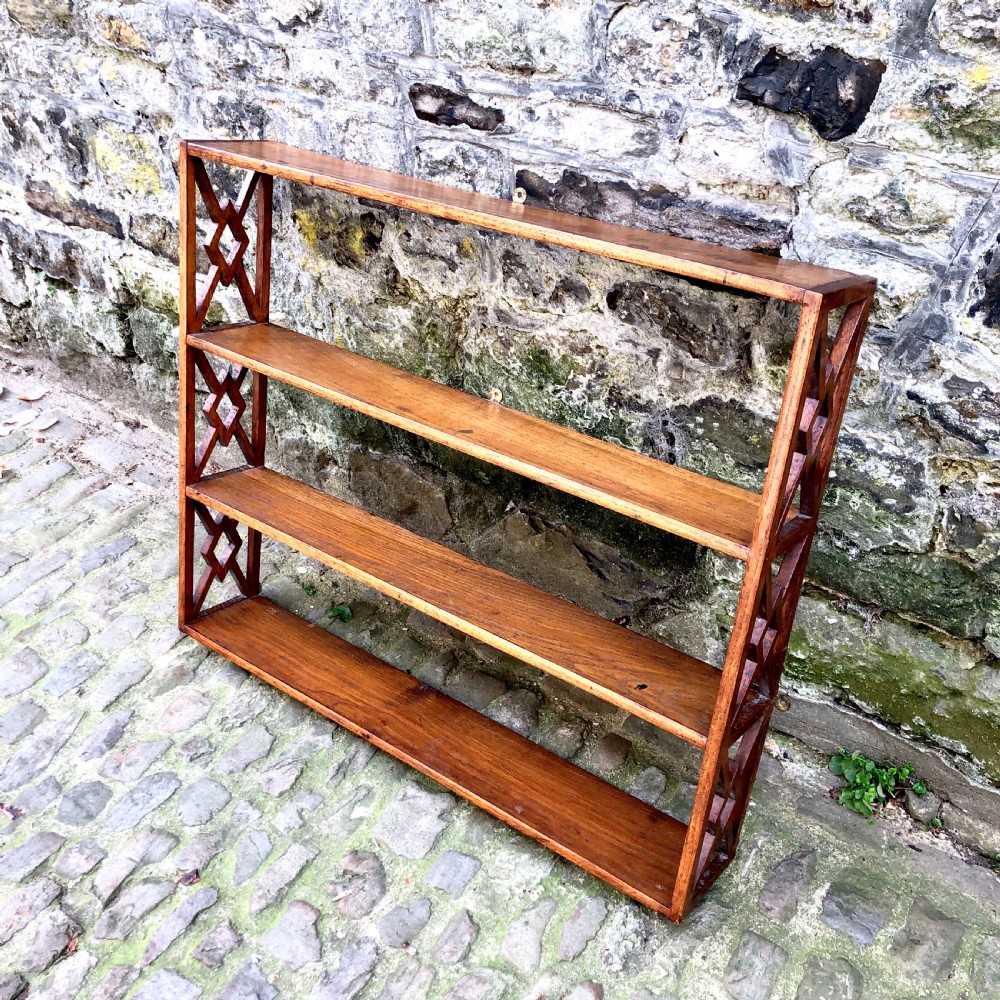 An set of Regency country shelves.   View III