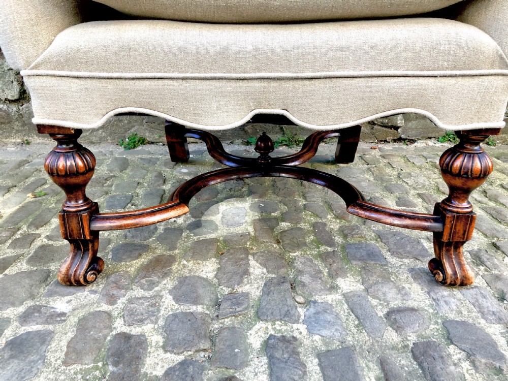 A pair of late 19th century walnut armchairs  View IV