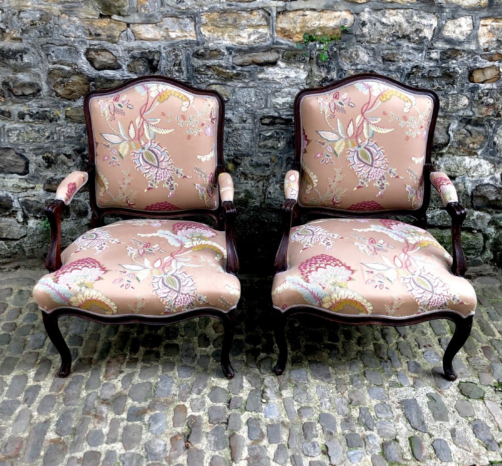 A pair of Louis XV fauteuils  View II