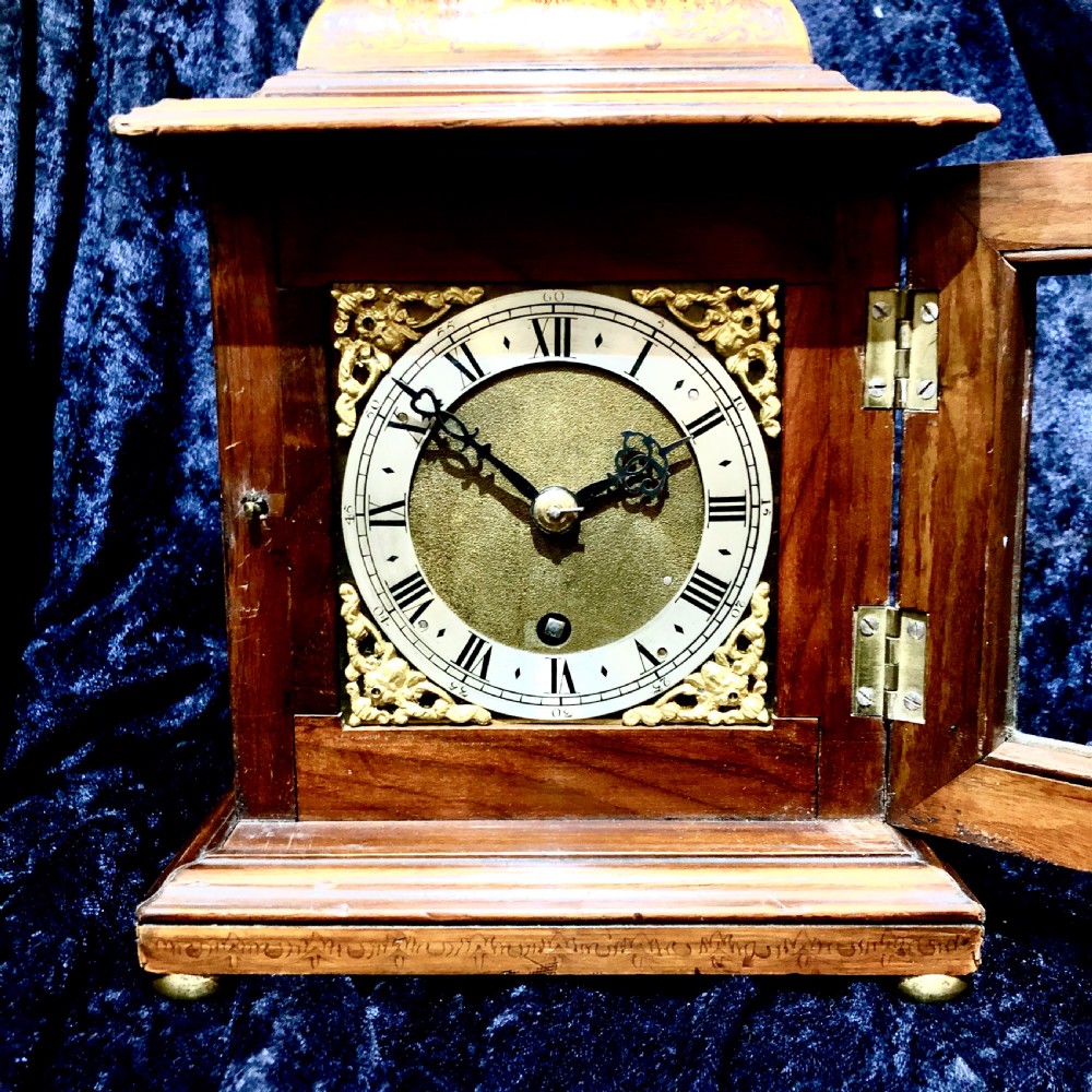 A William III style bracket clock  View V