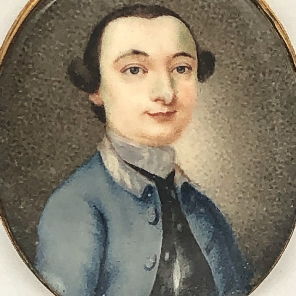 A George III portrait miniature  View III