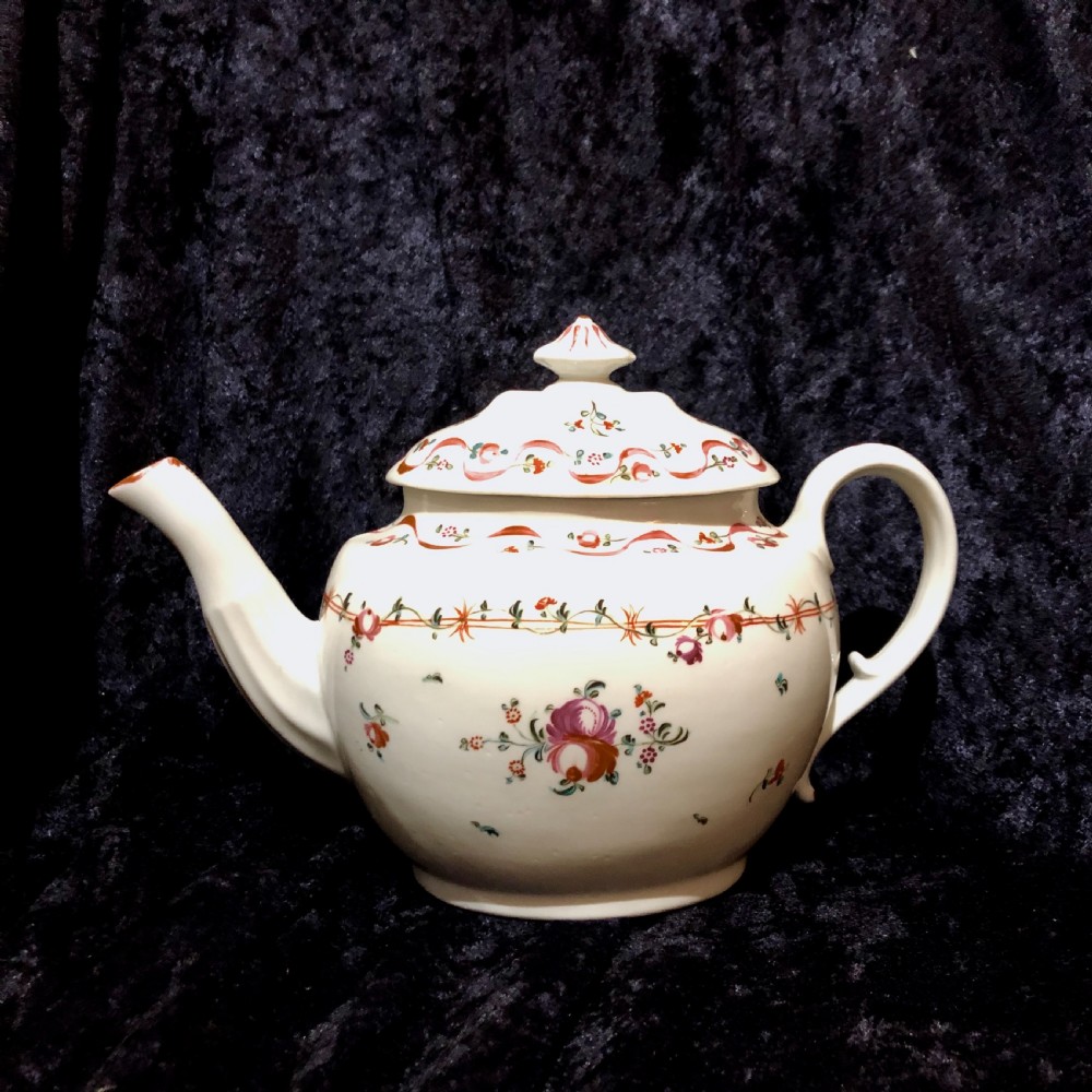 A late 18th century Newhall teapot 