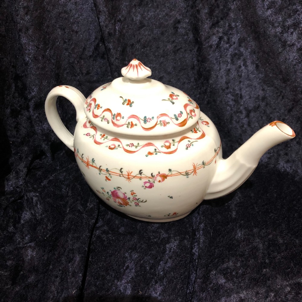 A late 18th century Newhall teapot  View II