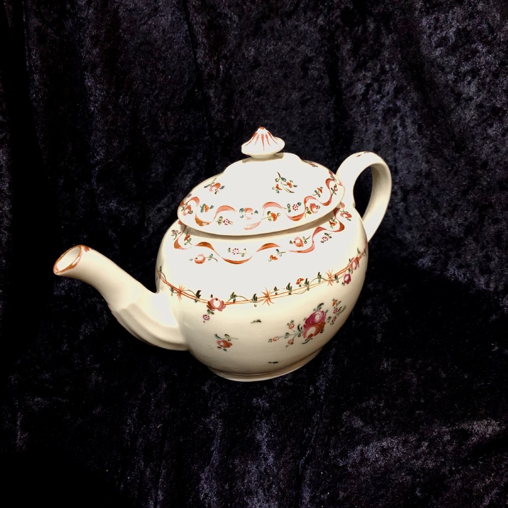 A late 18th century Newhall teapot  View III
