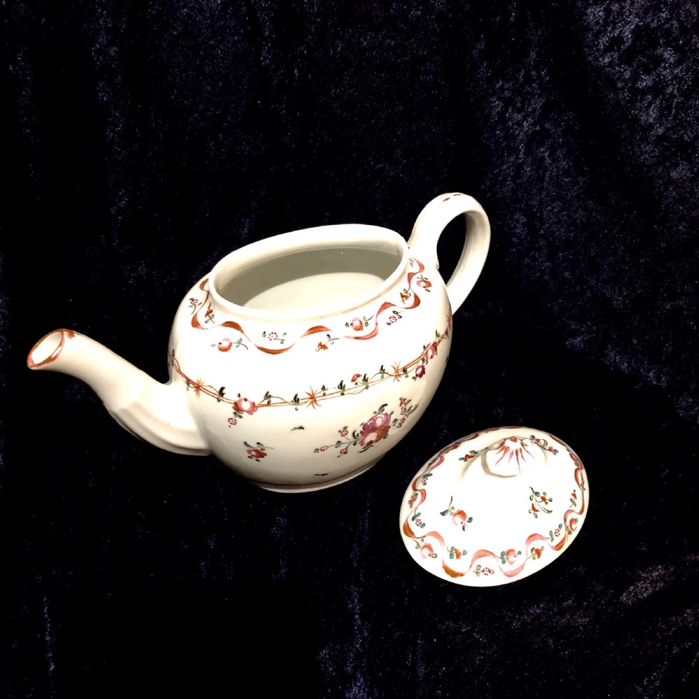 A late 18th century Newhall teapot  View IV