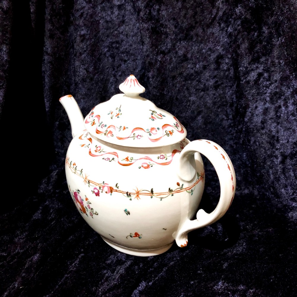 A late 18th century Newhall teapot  View V